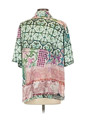 City Chic Short Sleeve Blouse (view 2)
