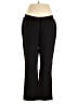 Hal Rubenstein Solid Black Dress Pants Size 1X - photo 1