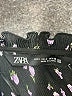 Zara Print Black Cocktail Dress Size S - photo 7