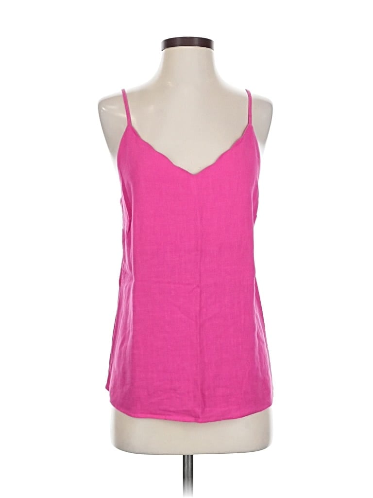 Pre-owned Mi Ami Sleeveless Top Pink Halter Neckline Tops