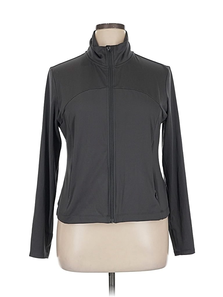 H&M Pre-owned Track Jacket In Gray