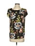 Ann Taylor LOFT 100% Polyester Black Short Sleeve Blouse Size XS - photo 1
