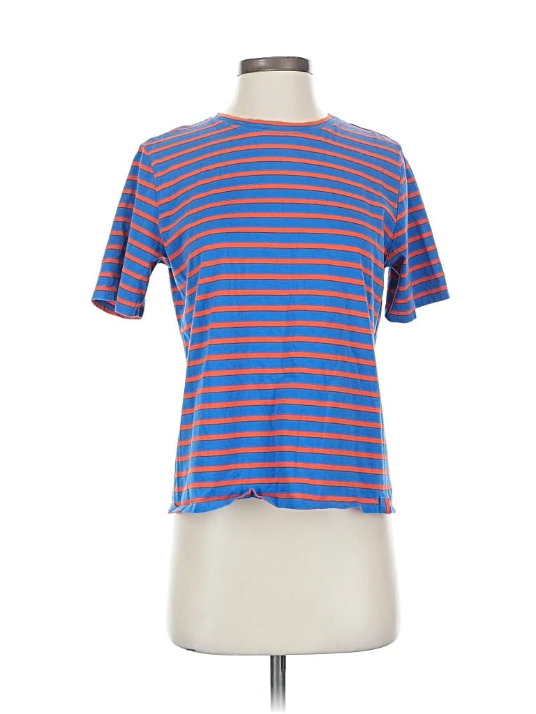 Pre-owned Kule Short Sleeve T-shirt In Blue