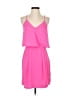 Adelyn Rae Solid Pink Cocktail Dress Size XS - photo 1