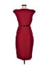 Single Solid Burgundy Cocktail Dress Size 8 - photo 2