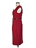 Single Solid Burgundy Cocktail Dress Size 8 - photo 5