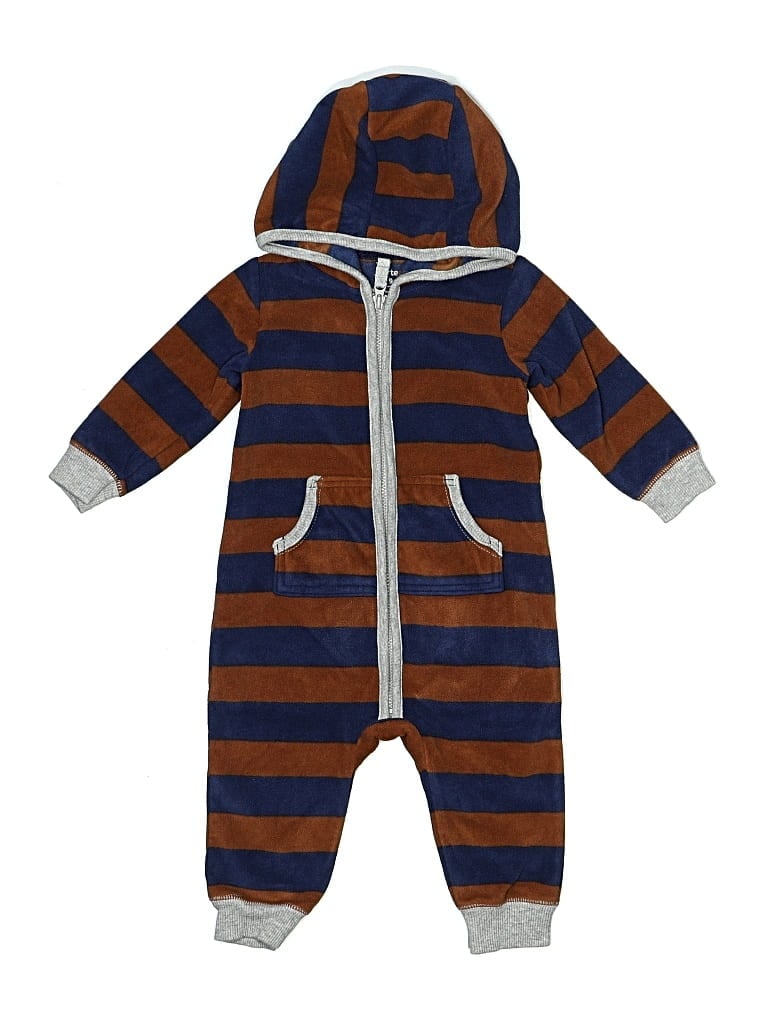 Pre-owned Carter's Babies' Long Sleeve Outfit In Blue