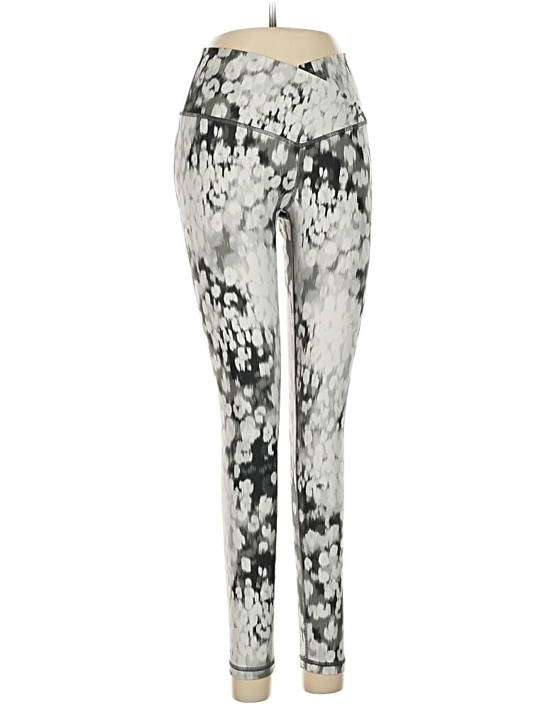 Pre-owned Aerie Leggings In Silver
