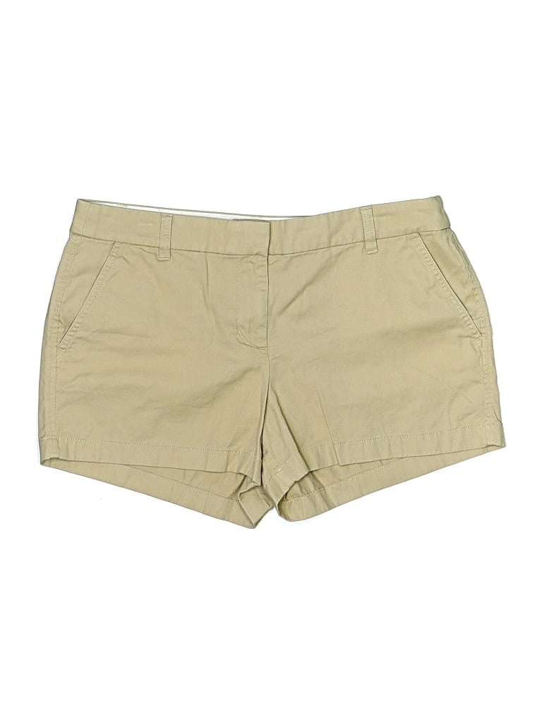 Pre-owned J.crew Factory Store Khaki Shorts In Brown
