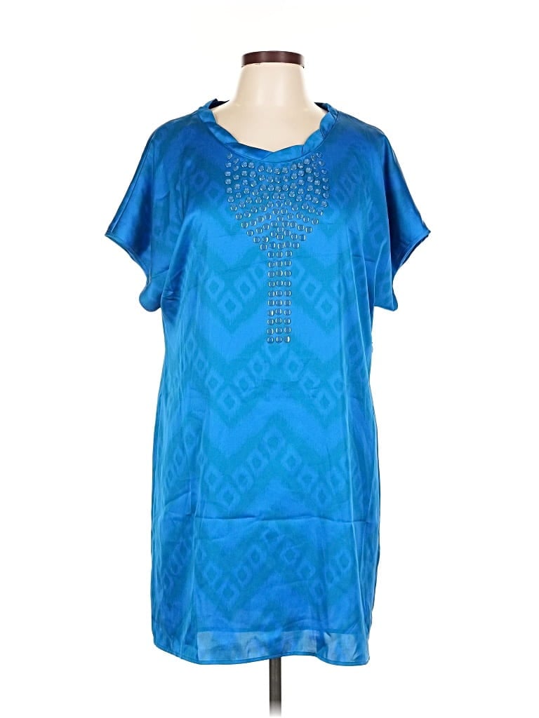 Pre-owned Gianni Bini Casual Dress In Blue