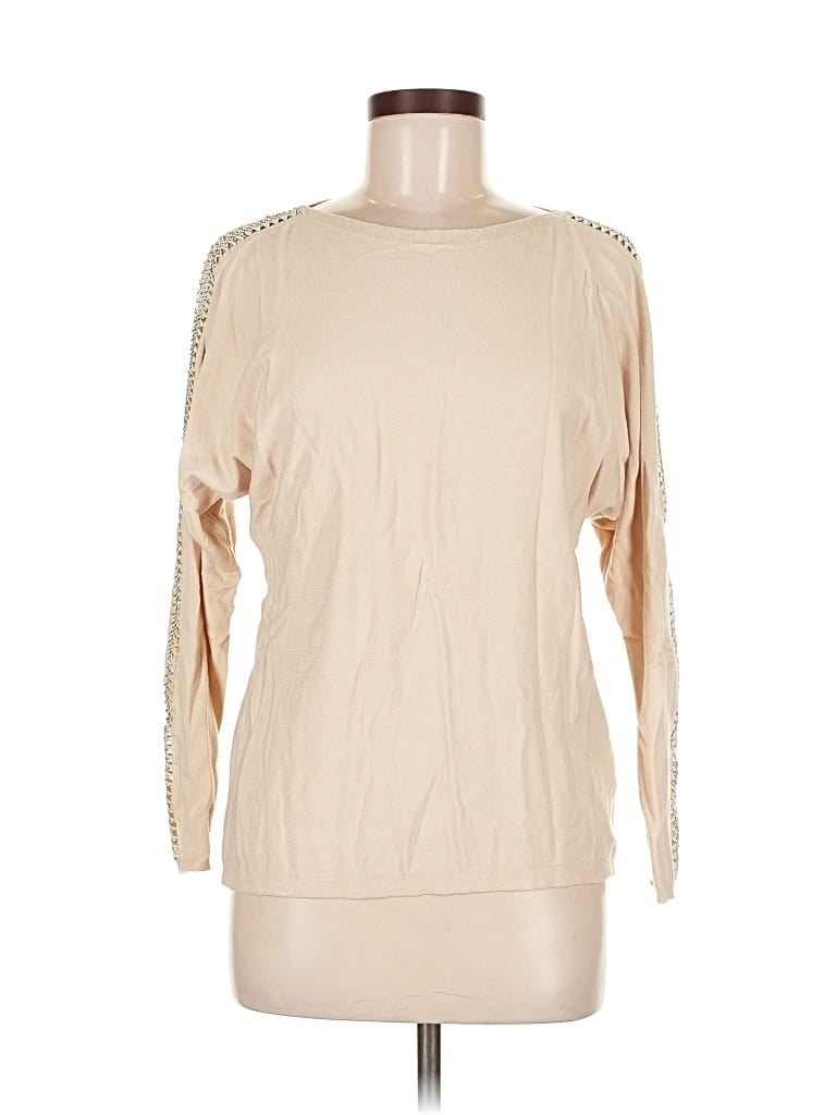 Pre-owned Vila Milano Pullover Sweater In White