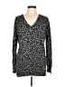 MICHAEL Michael Kors Animal Print Gray Pullover Sweater Size L - photo 1