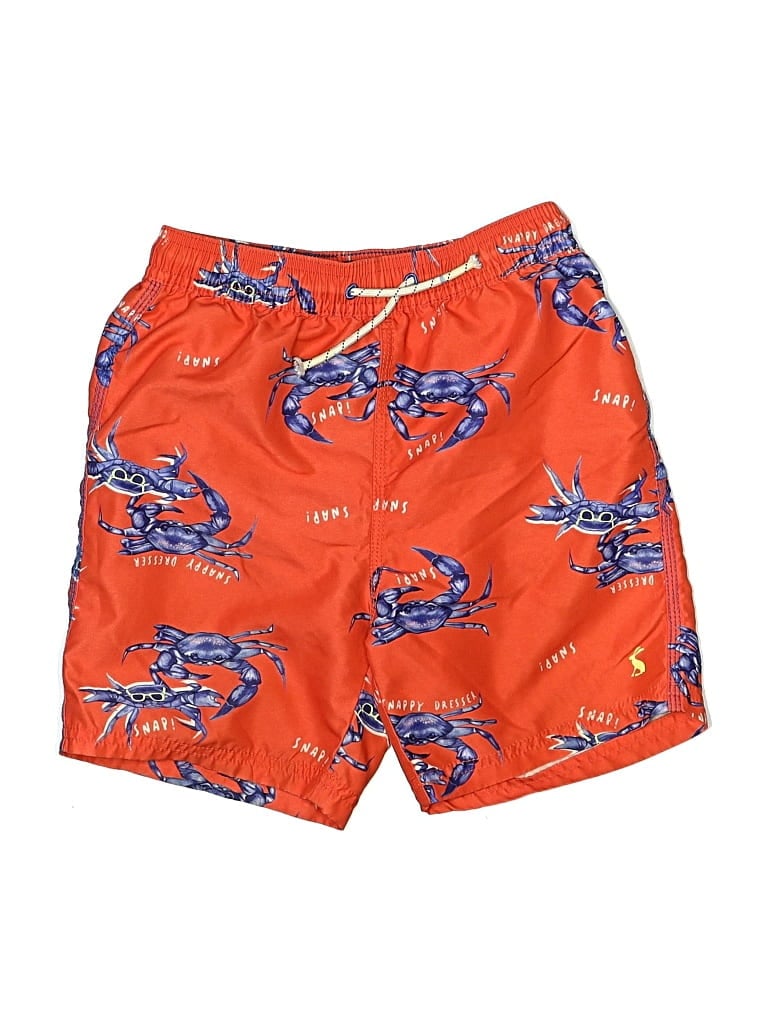Click to view more detailed imagery on our partner's website Pre-owned Joules Kids' Board Shorts In Orange