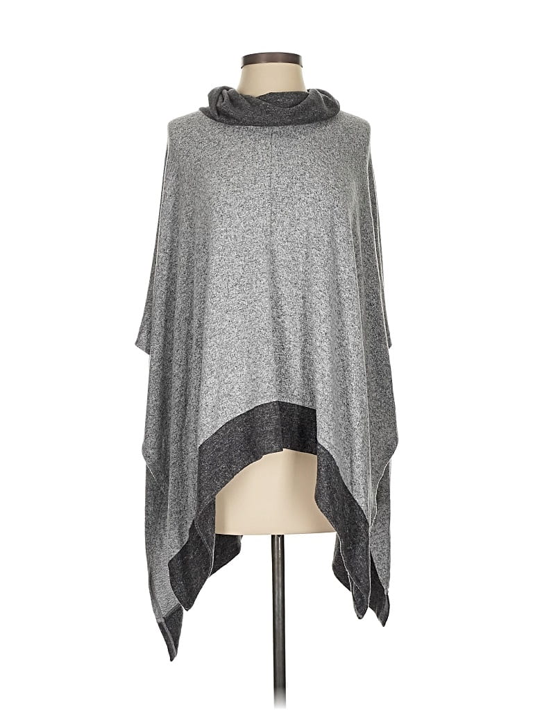 Pre-owned White House Black Market Poncho In Gray
