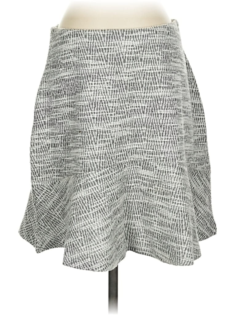 Pre-owned Ann Taylor Loft Casual Skirt In Gray