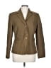 Giorgio Sant'Angelo 100% Polyester Brown Blazer Size 10 - photo 1