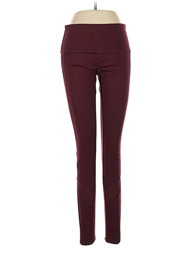 Pre-owned Tangerine Active Pants In Burgundy