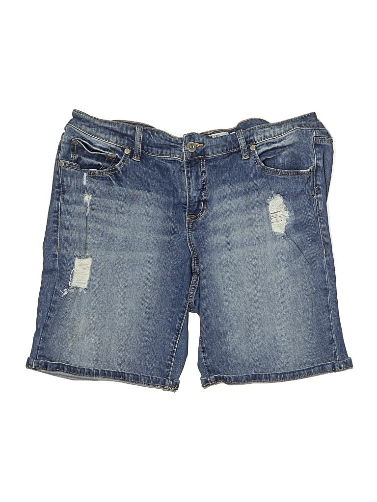 Pre-owned Torrid Denim Shorts In Blue