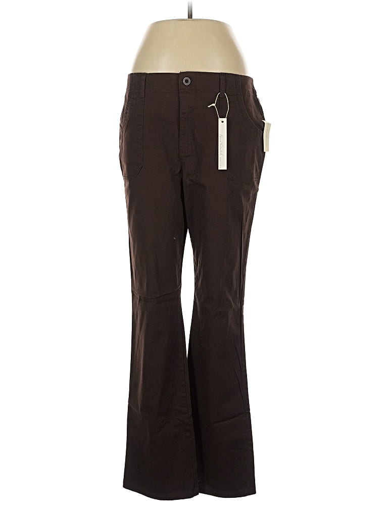 Pre-owned Gloria Vanderbilt Dress Pants In Brown