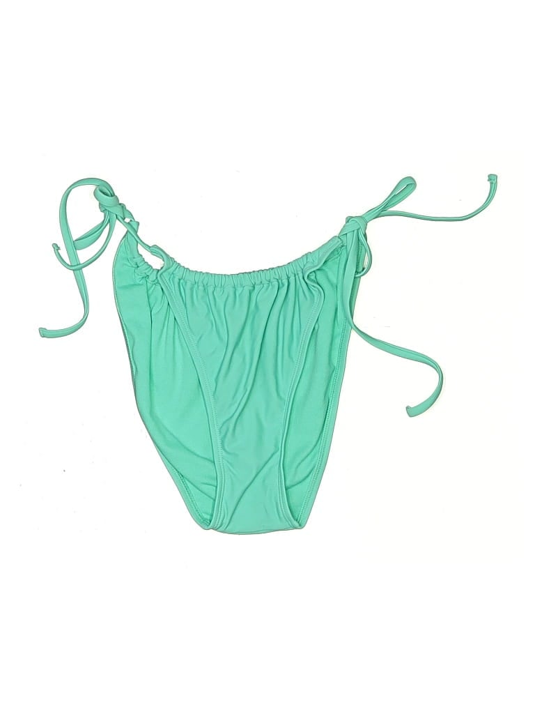 Pre-owned Wild Fable Swimsuit Bottoms In Green