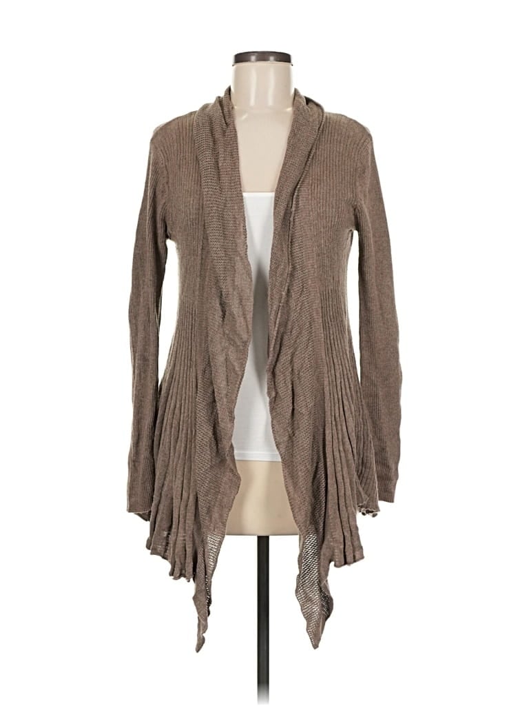 Pre-owned Max Studio Cardigan Sweater In Brown