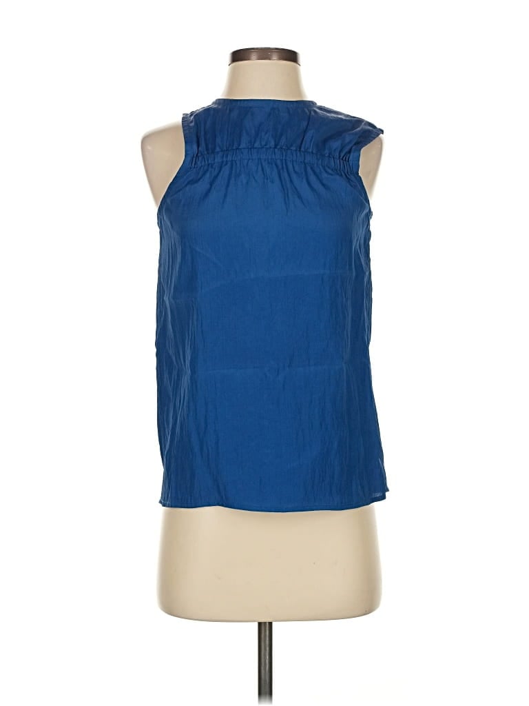 Pre-owned Helmut Helmut Lang Sleeveless Blouse In Blue