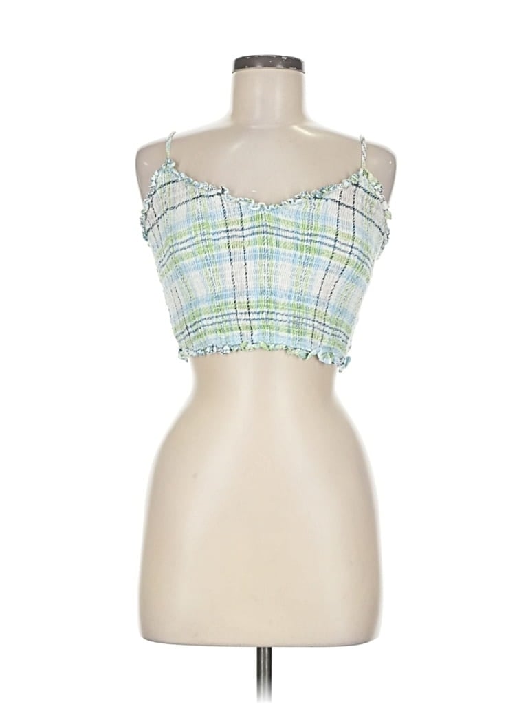 Pre-owned Olivaceous Sleeveless Blouse In Green