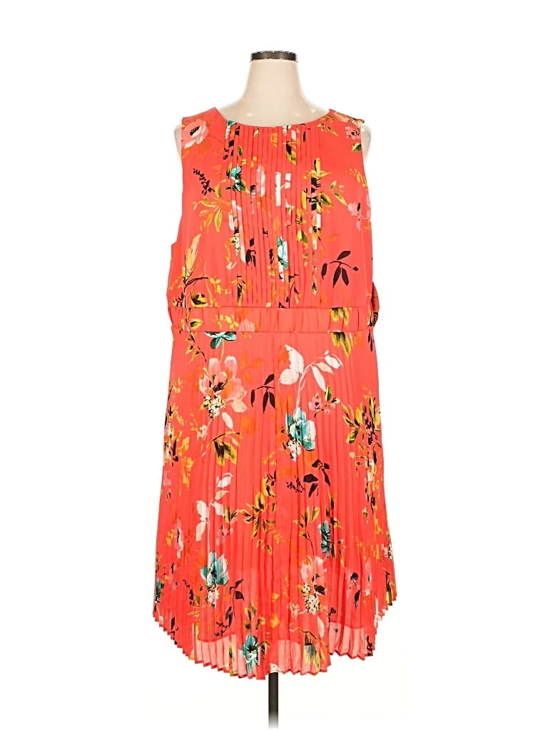 Liz Claiborne Cocktail Dress In Orange