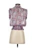 Maison d' Amelie 100% Polyester Purple Sleeveless Blouse Size XS - photo 2