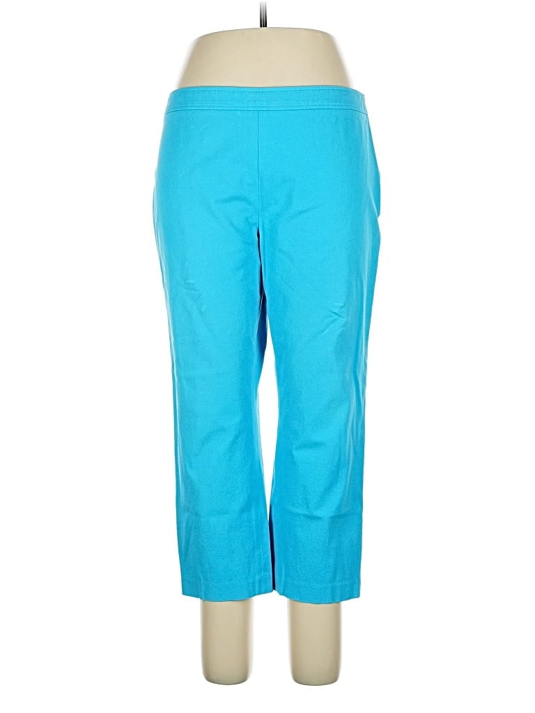 Pre-owned Doncaster Collection Casual Pants In Blue