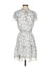 Drew 100% Polyester Floral Blue Casual Dress Size XS - photo 1