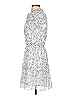 Drew 100% Polyester Floral Blue Casual Dress Size XS - photo 5
