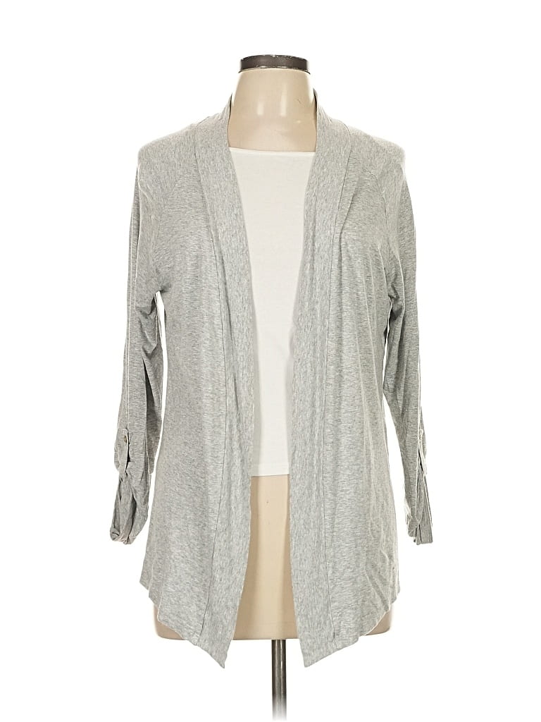 Pre-owned The Limited Cardigan Sweater In Gray