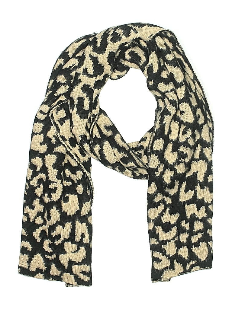 Pre-owned Assorted Brands Scarf In Black