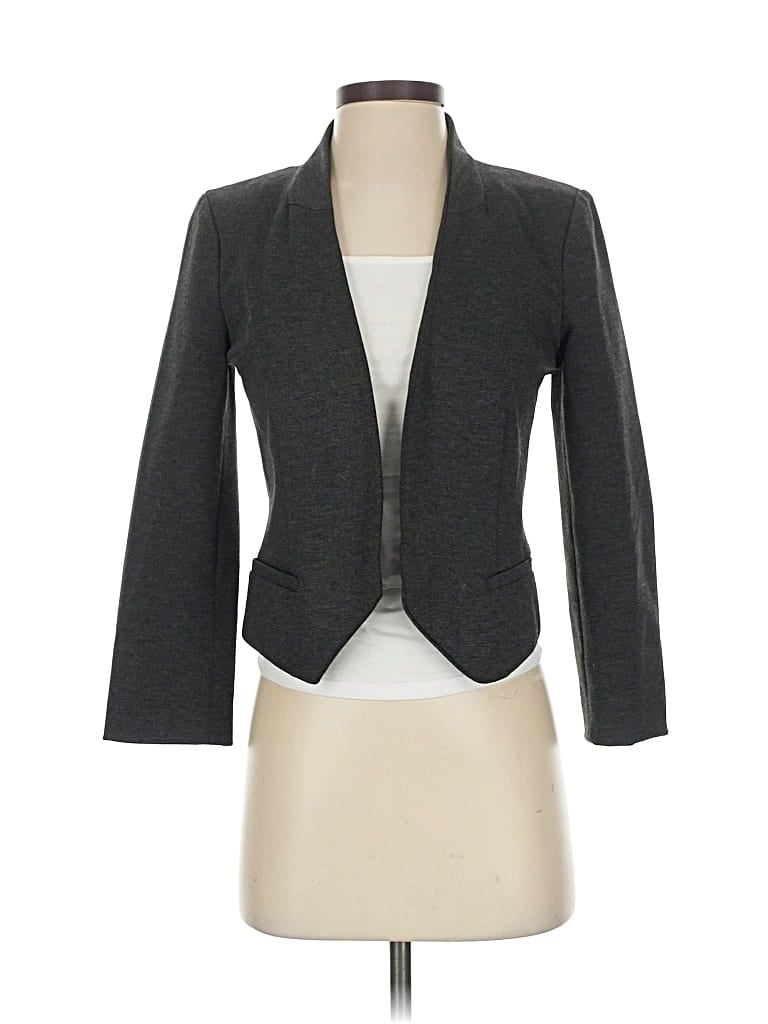 Pre-owned Lc Lauren Conrad Blazer Jacket In Gray