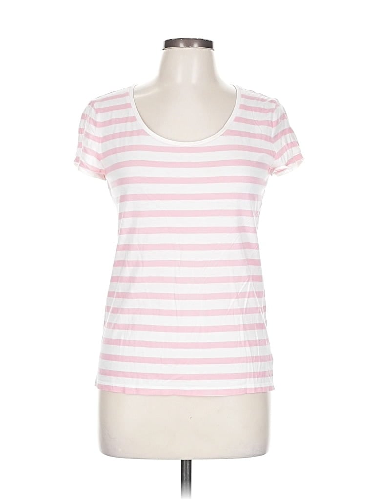 Pre-owned Ann Taylor Short Sleeve T-shirt In Pink