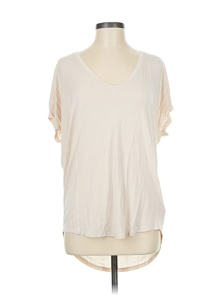 Pre-owned Express Short Sleeve T-shirt In White