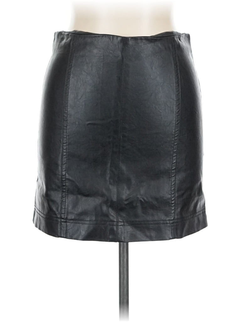 Click to view more detailed imagery on our partner's website Pre-owned Jolt Faux Leather Skirt In Black