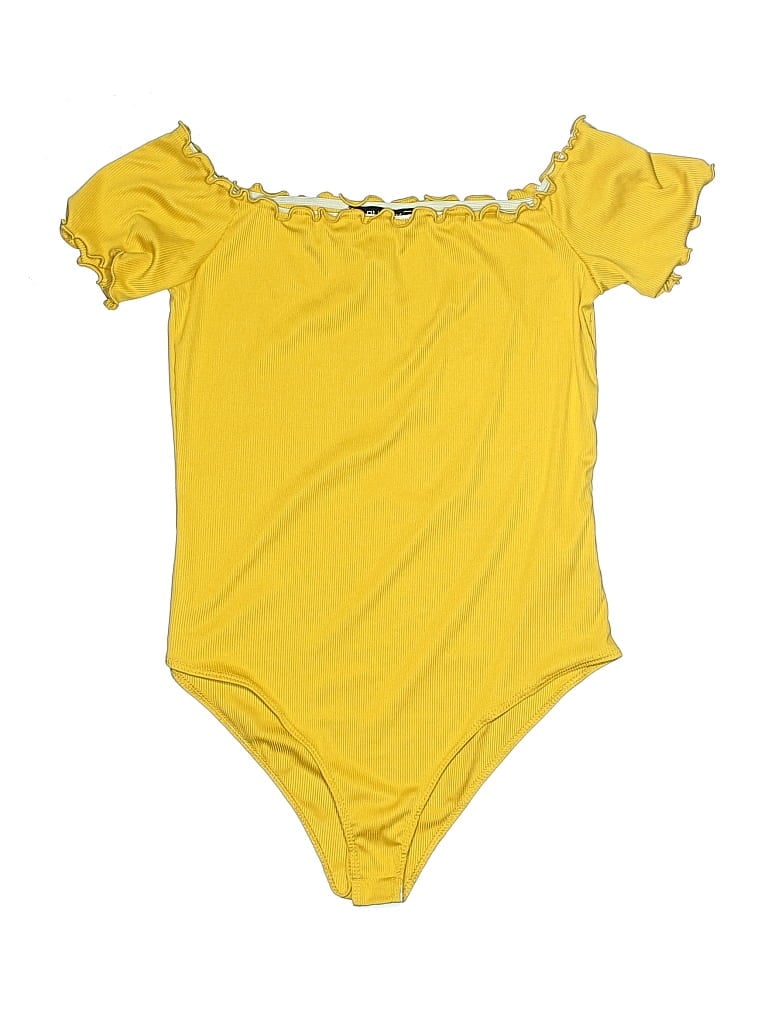 Pre-owned Publik Bodysuit In Yellow