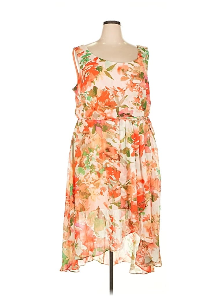 Click to view more detailed imagery on our partner's website Pre-owned Msk Cocktail Dress In Orange