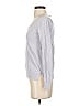 Ann Taylor LOFT Outlet 100% Cotton Silver Pullover Sweater Size XS - photo 5