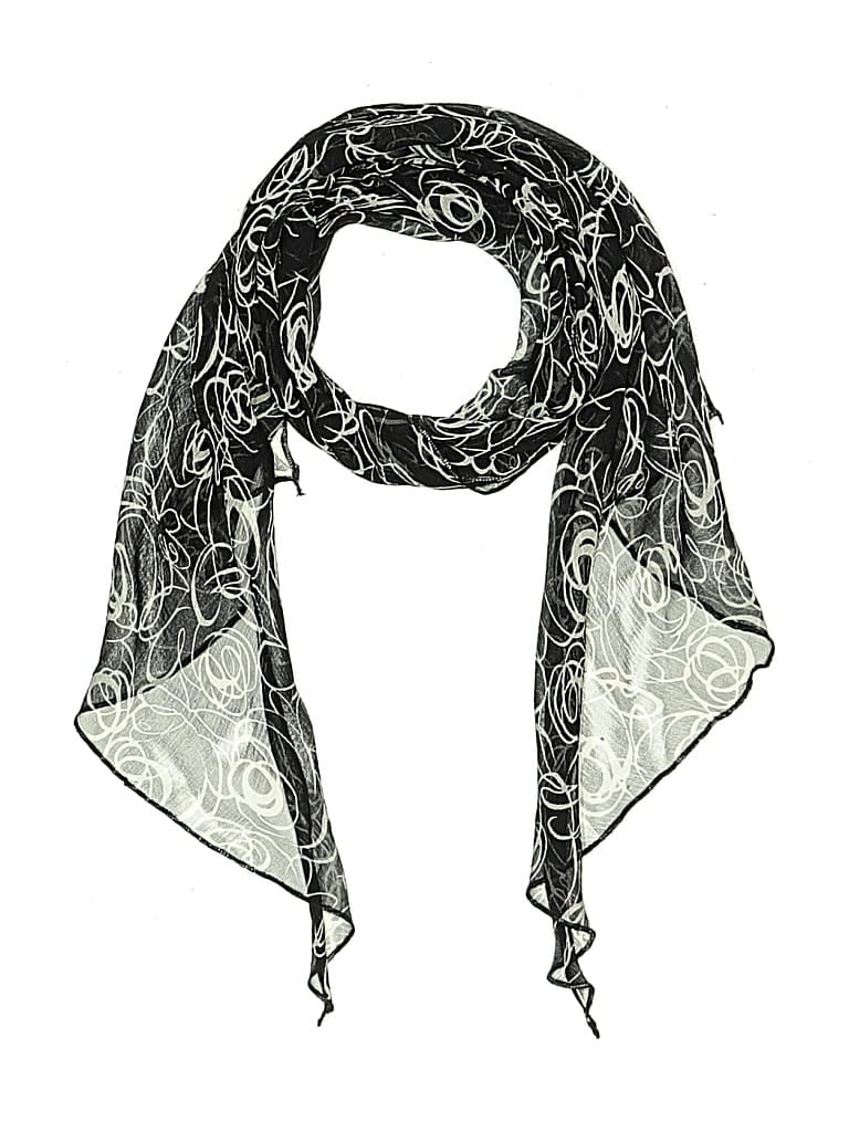 Pre-owned Unbranded Scarf In Black