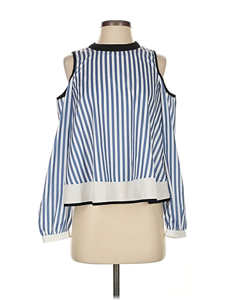 Click to view more detailed imagery on our partner's website Pre-owned Mustard Seed Sleeveless Blouse In Blue