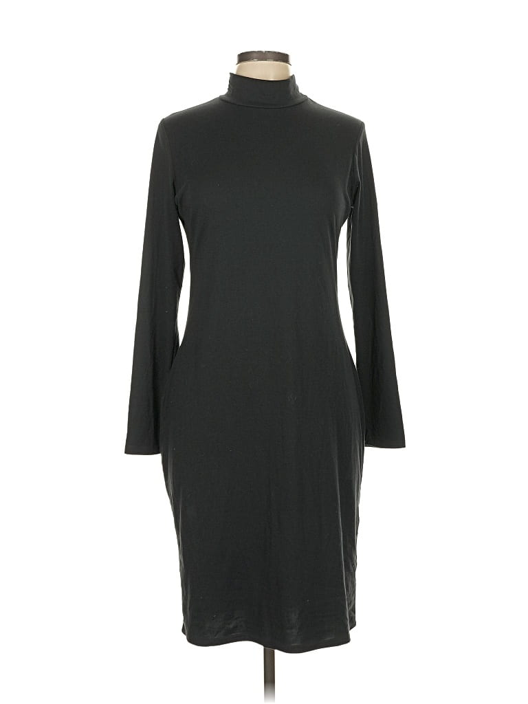 Pre-owned Leith Casual Dress In Black