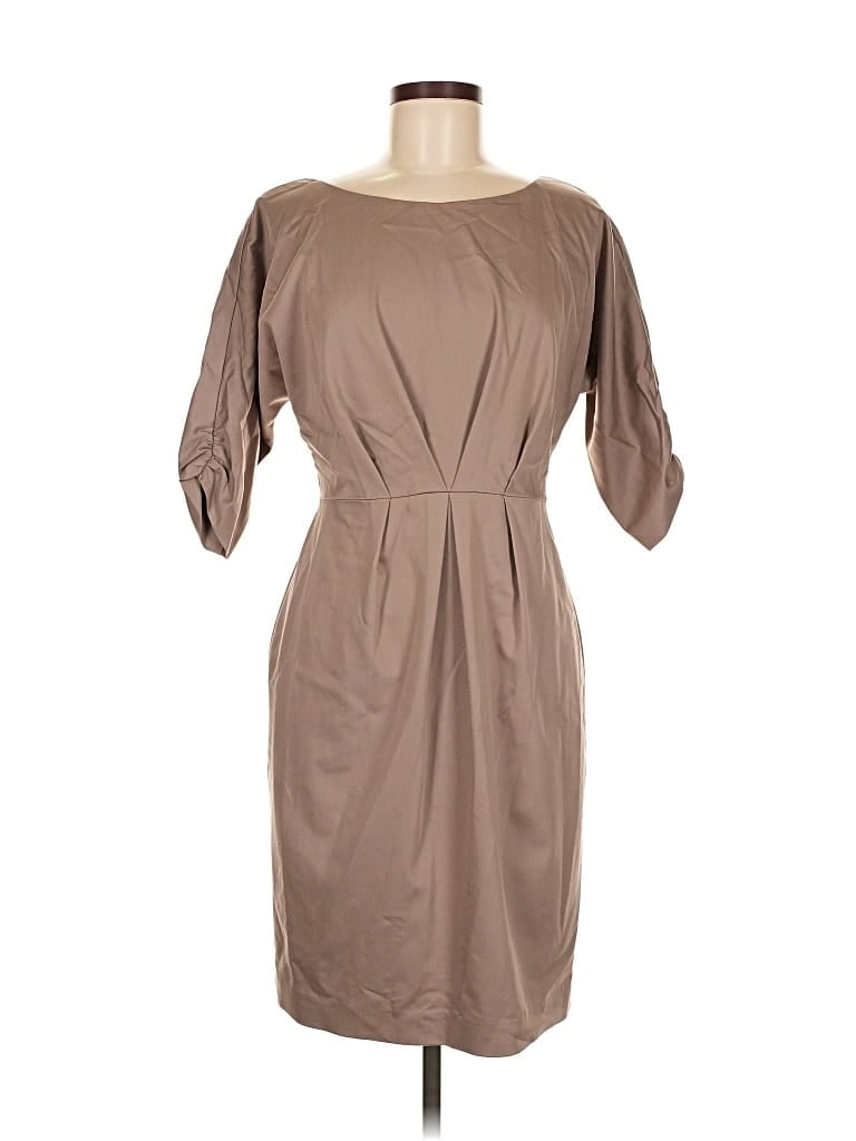 Pre-owned Black Halo Cocktail Dress In Brown