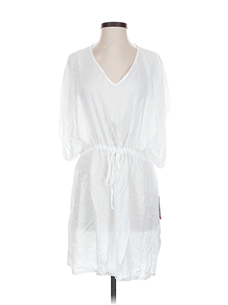 Lands' End Casual Dress In White