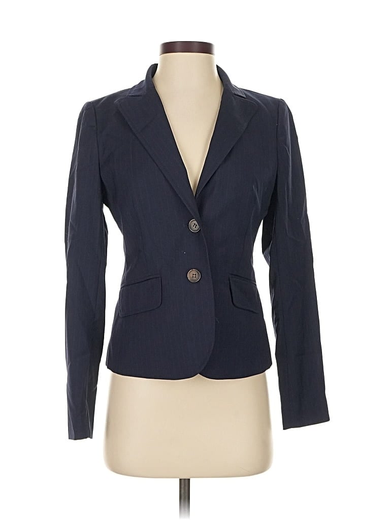 Pre-owned J.crew Factory Store Wool Blazer Jacket In Blue