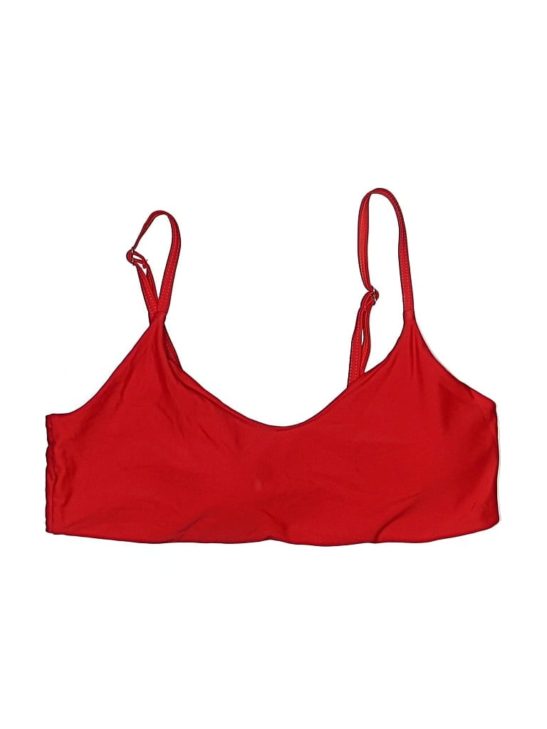 Pre-owned Blooming Jelly Swimsuit Top Red Swimwear