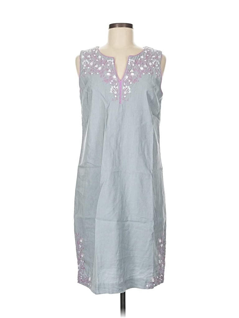 Pre-owned Sigrid Olsen Casual Dress In Gray