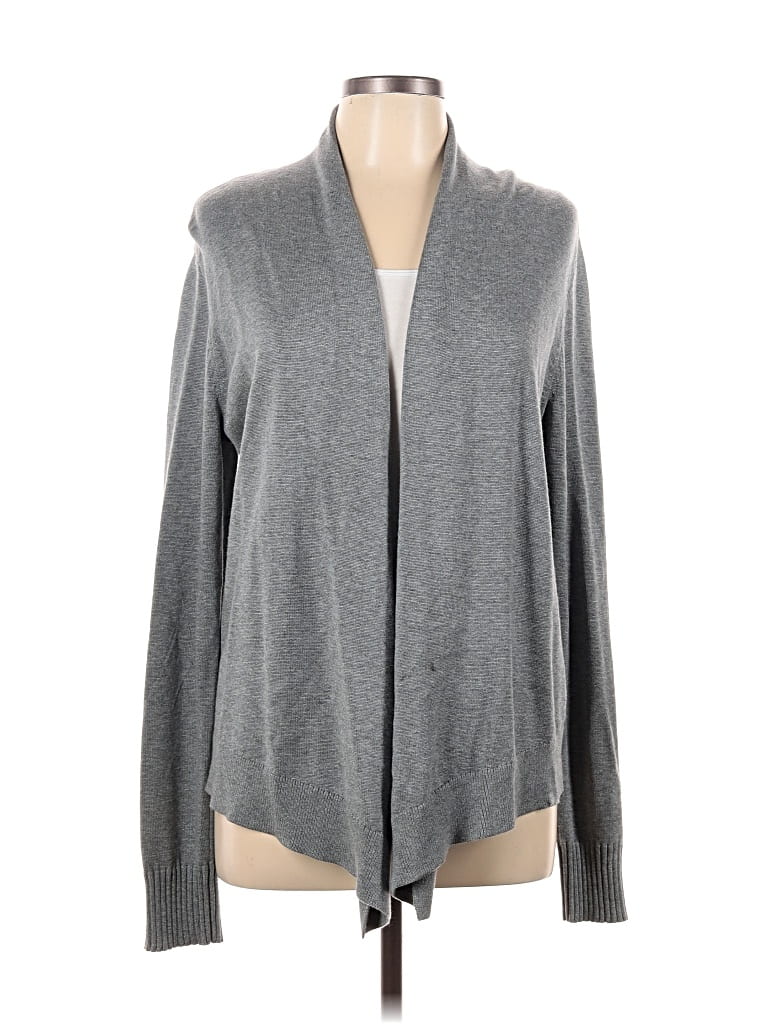 Pre-owned Remade Cardigan Sweater In Gray